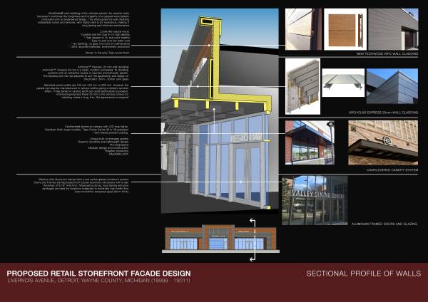 Design project for Retail Storefront Facade in United States | Arcbazar