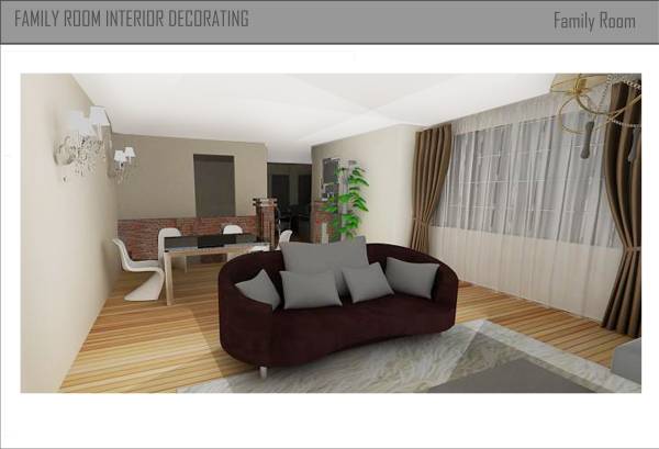 Design project for Family Room Interior Decorating in United States ...