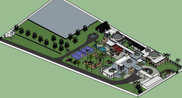 Design project for Masterplanning a 150,000 SqFt. Countryside Farm ...