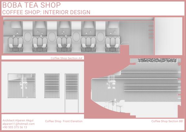 Design project for Boba Shop Design in Florida in Turkey | Arcbazar