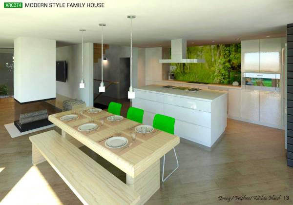 Design project for Modern style family house in Switzerland | Arcbazar