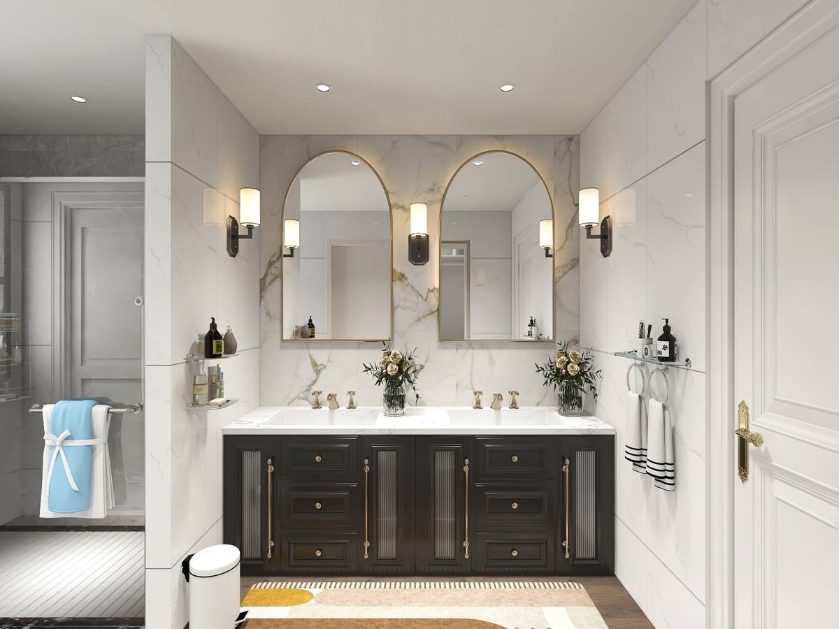 Design project for Master bathroom in Italy | Arcbazar
