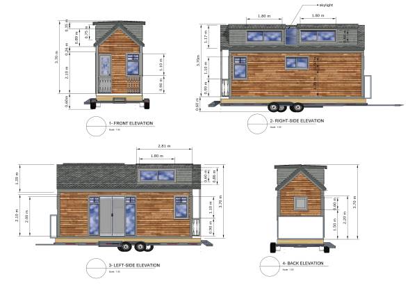 Design project for New Zealand Mobile Tiny House in New Zealand | Arcbazar