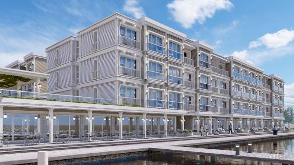 Beautiful view of Multiunit Luxury Buildings
