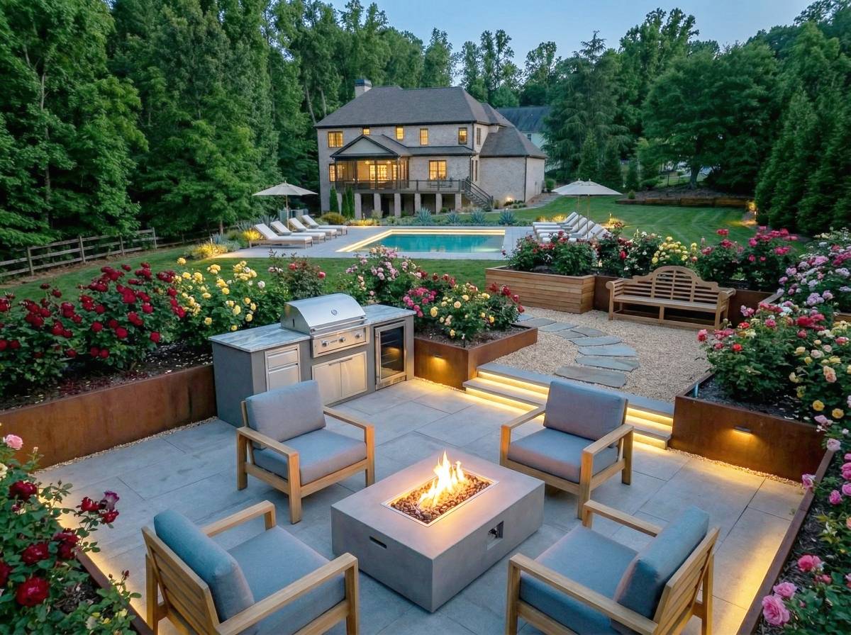 Design project for Backyard oasis in United States | Arcbazar