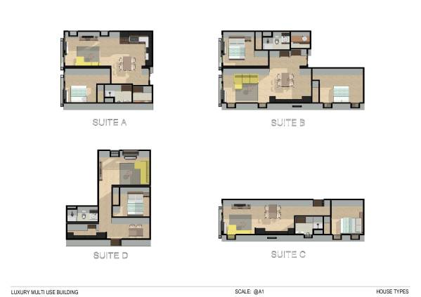 Design project for Luxury Multi Use Buildings / Site Master Plan in ...