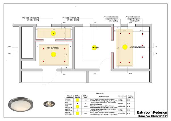 Design project for Bathroom redesign in United States | Arcbazar