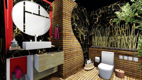 Design project for Powder room Redesign in United States | Arcbazar