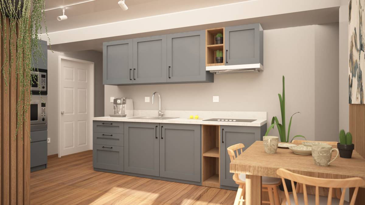 View of Design project for Apartment kitchen remodel in United States | Arcbazar