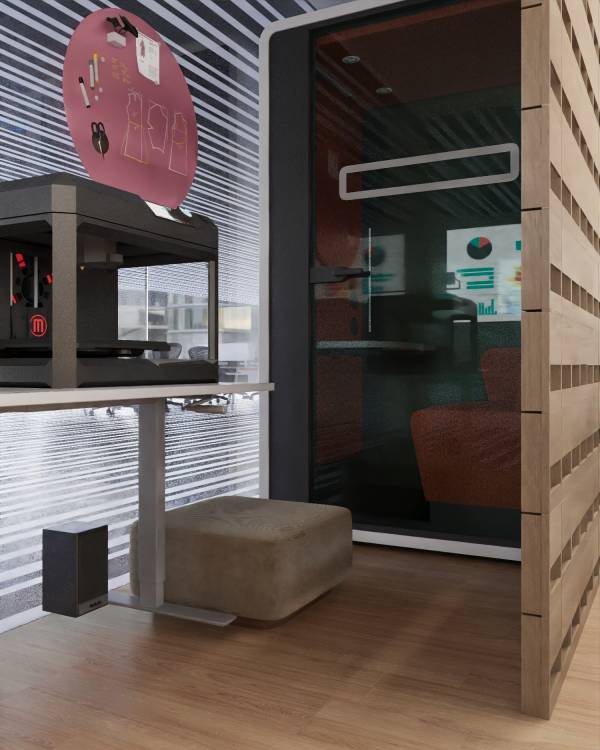 Design project for Innovation Lab Redesign - 383sqf in Saudi Arabia ...