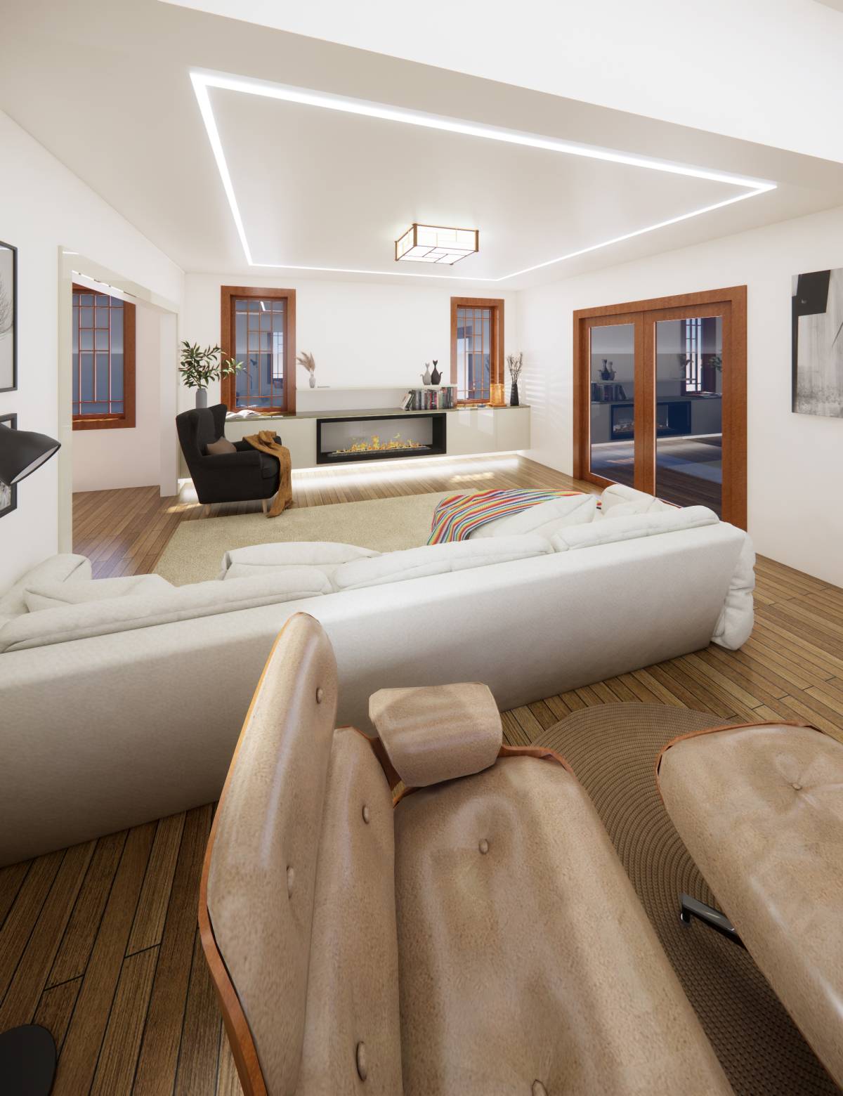Design project for Living Room Redesign – Bright, Cozy, and Family ...