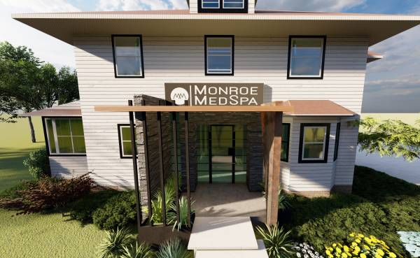 Design project for Modern Entrance for Medical Spa on 1912 Building in ...