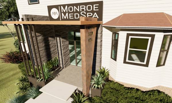 Design project for Modern Entrance for Medical Spa on 1912 Building in ...