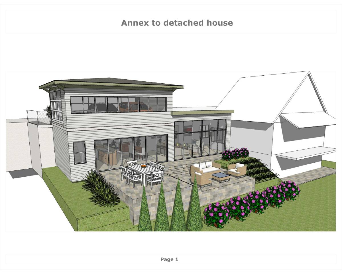 Design project for Annex to detached house in Switzerland | Arcbazar
