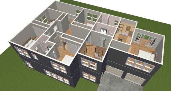 Design project for Master bedroom Addition above garage and off back of ...
