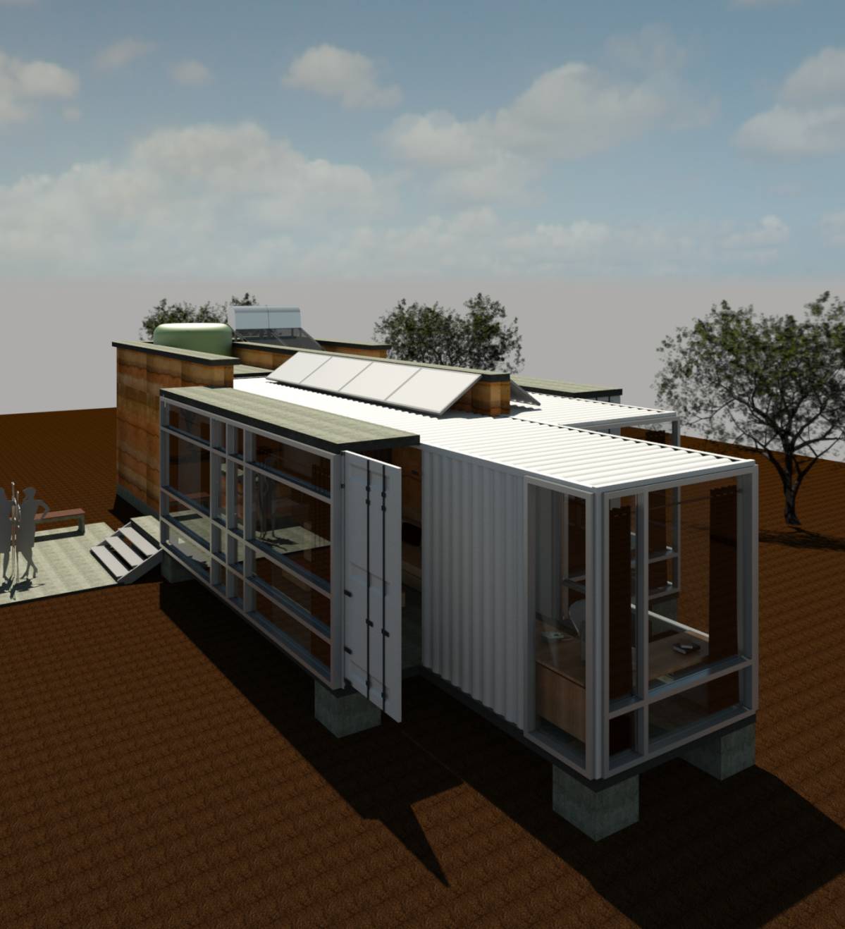Design project for Compact Shipping Container Home in Kenya Arcbazar