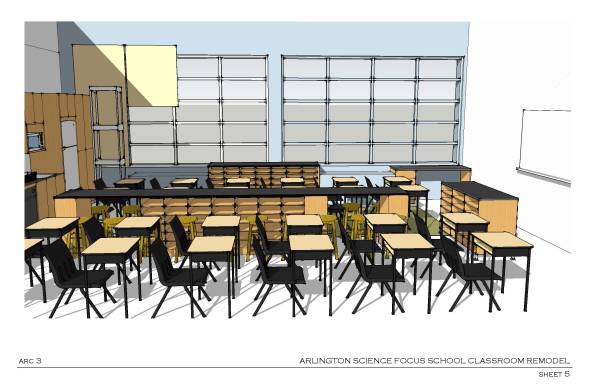 Design project for Arlington Science Focus School, science classroom ...