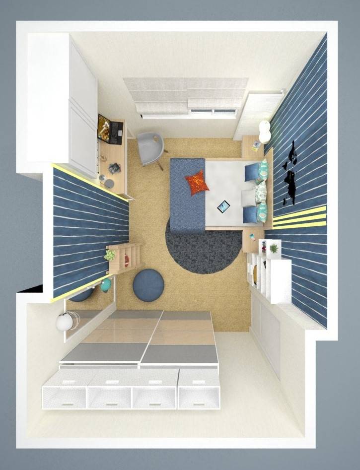 Design project for Teenage Boys Modern Room - interior decor in United ...