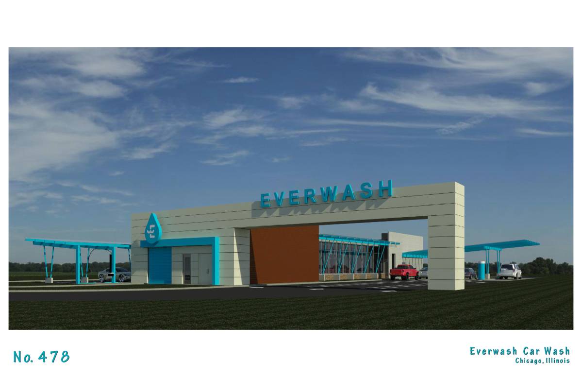 Design project for Everclean Car Wash Exterior/Facade REDESIGN in