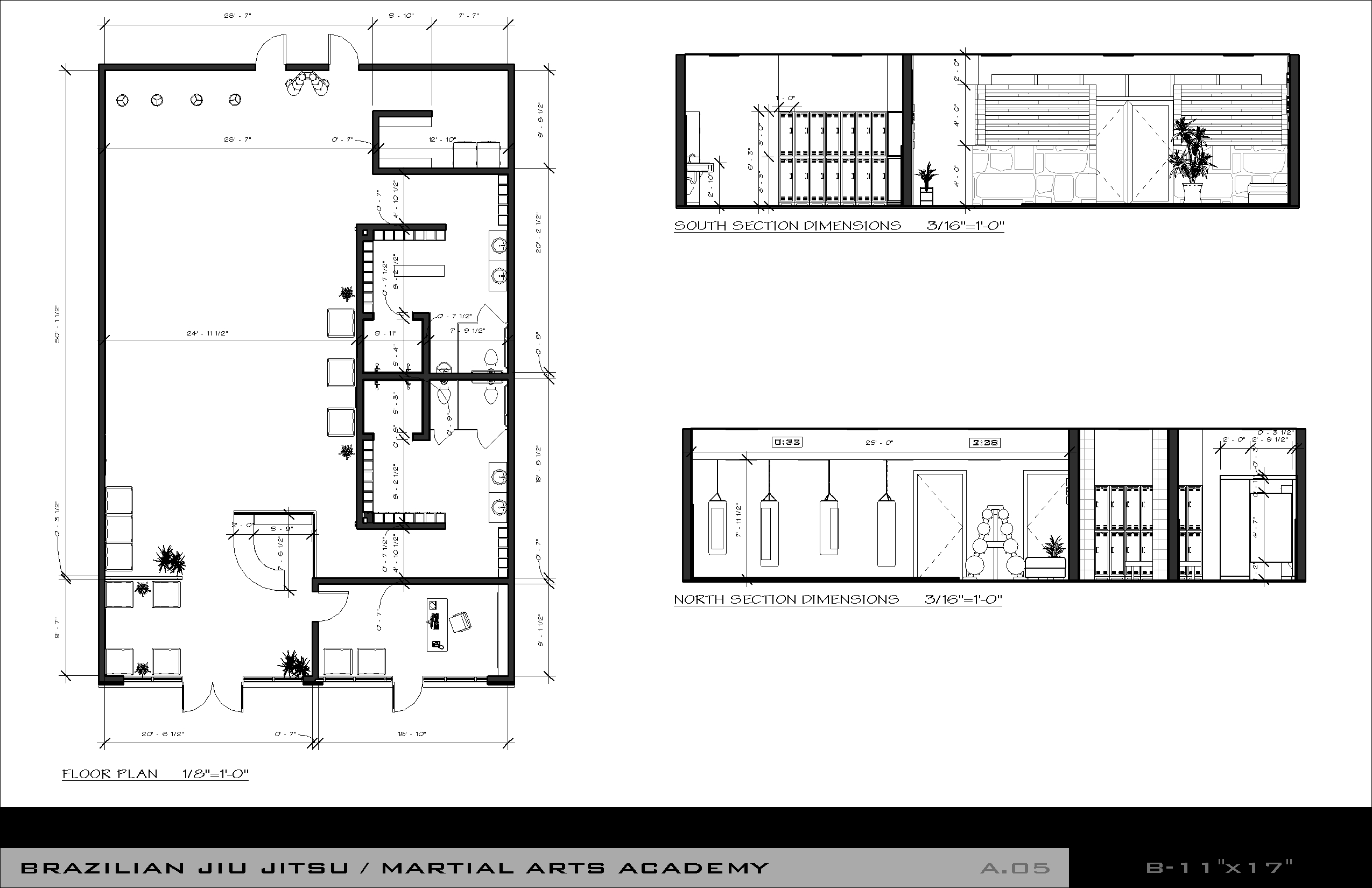 Sports / Recreation Designed by Ken Howder Brazilian Jiu Jitsu/Martial Arts Academy