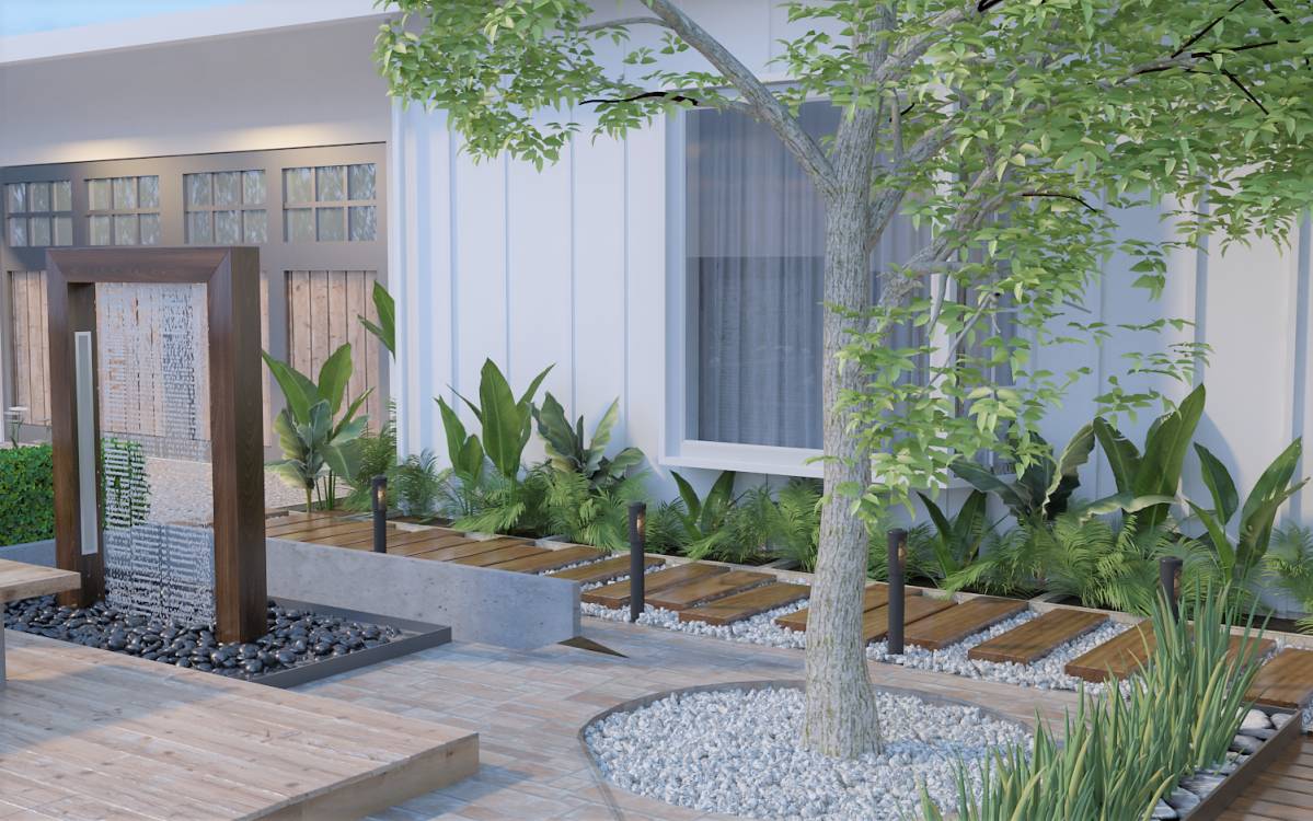 Design project for Front yard landscape project in United States | Arcbazar
