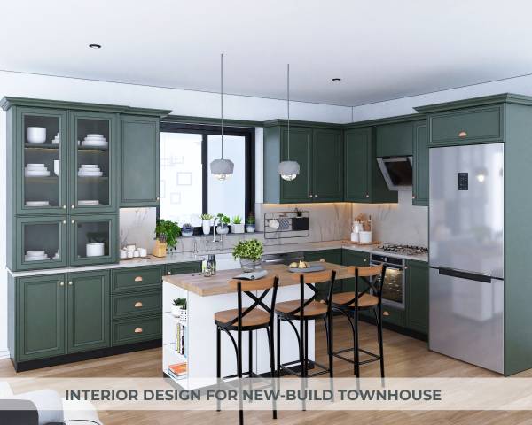 Design project for Interior design for new-build townhouse in United ...