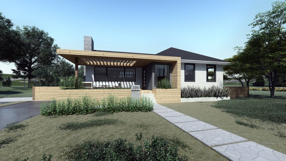 Design project for Brick Rancher Exterior Rehab in United States | Arcbazar