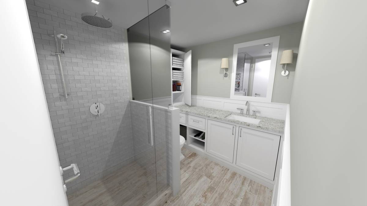 Design project for Small Bathroom Design/Plan in United States | Arcbazar