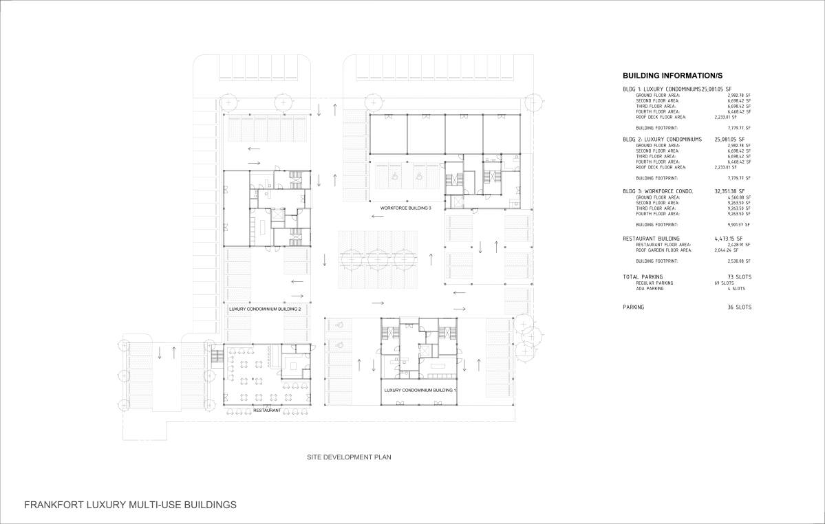 Design project for Luxury Multi-Use Buildings / Site Master Plan v2 in ...