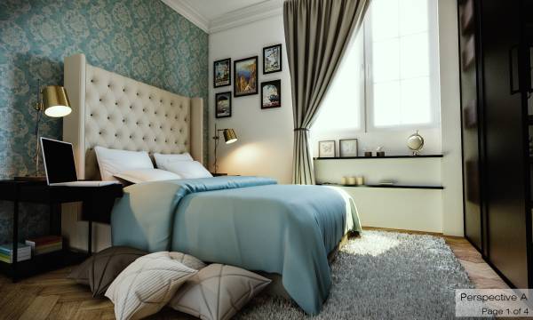 Design project for Bedroom interior design in Switzerland | Arcbazar