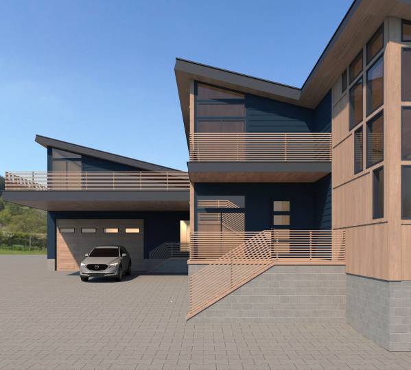 Çephe Çalışması MimarRohmah - Cubbage home exterior - US | Arcbazar