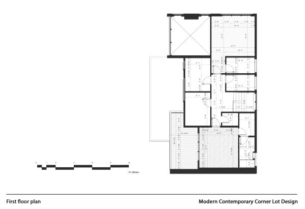 Design project for Modern Contemporary Corner Lot Design on a 50 ...