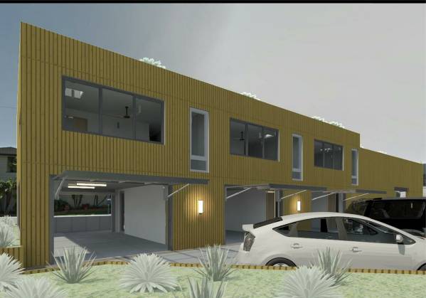 Design project for Minimalist Modern Mixed Use-Small Work/Live units ...