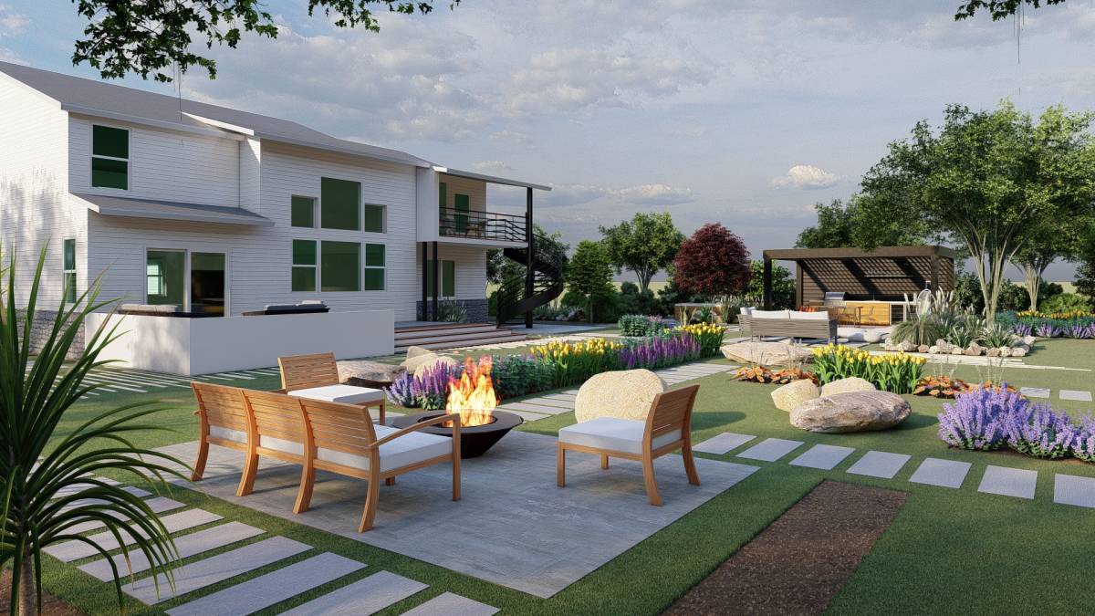 Design project for Blank slate backyard in need of privacy in United ...