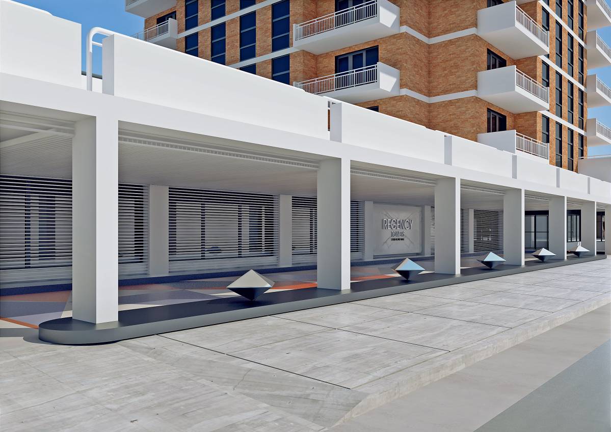 Design project for Design for Building Entrance, Porte Cochere ...