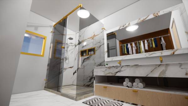 Design project for Master bathroom in Italy | Arcbazar