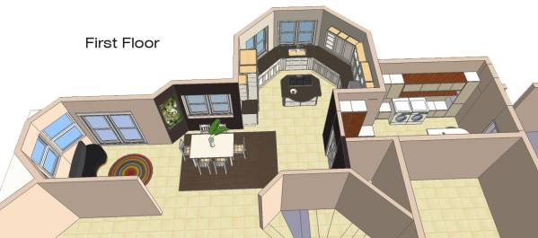 Design project for Home Addition to Side - Two Floors Plus Walkout With ...