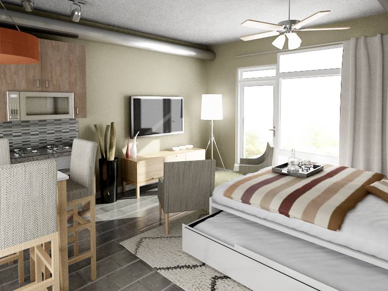 Design project for Downtown high rise studio in United States | Arcbazar