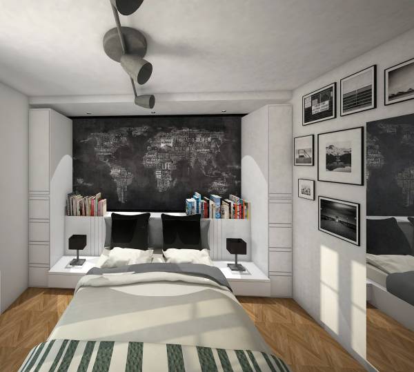 Design project for Bedroom interior design in Switzerland | Arcbazar