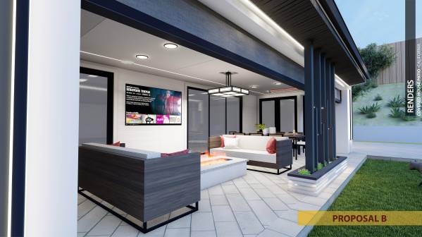 Design project for Covered Patio / California room in United States ...