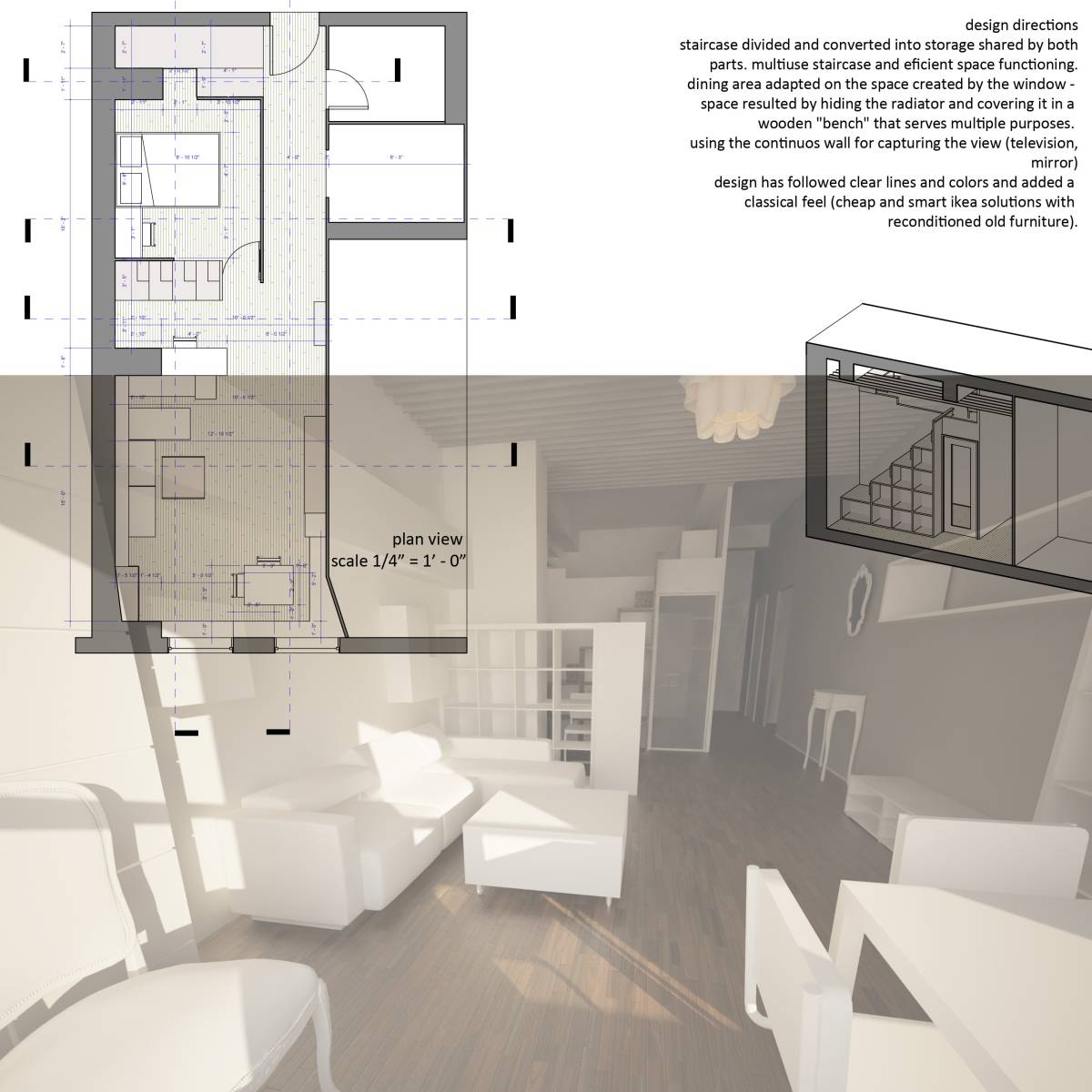 Design project for Studio Loft in United States | Arcbazar