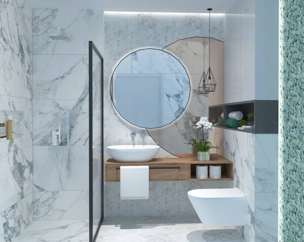 Design project for Clean, modern shower room in United States | Arcbazar