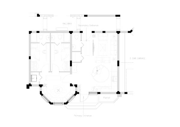 Multiple Rooms تم التصميم بواسطةAya Barzan - Redesign Apartment Layout ...