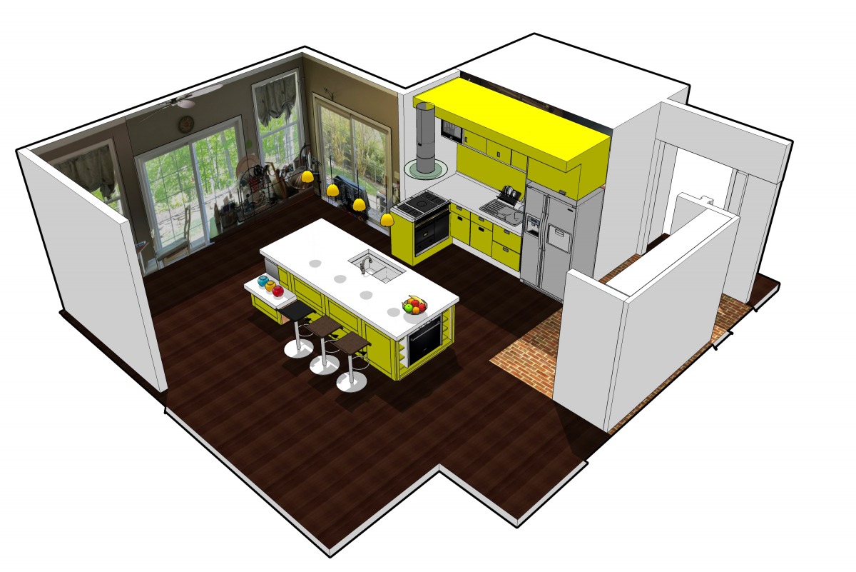 Design project for Complete Kitchen remodel in United States | Arcbazar