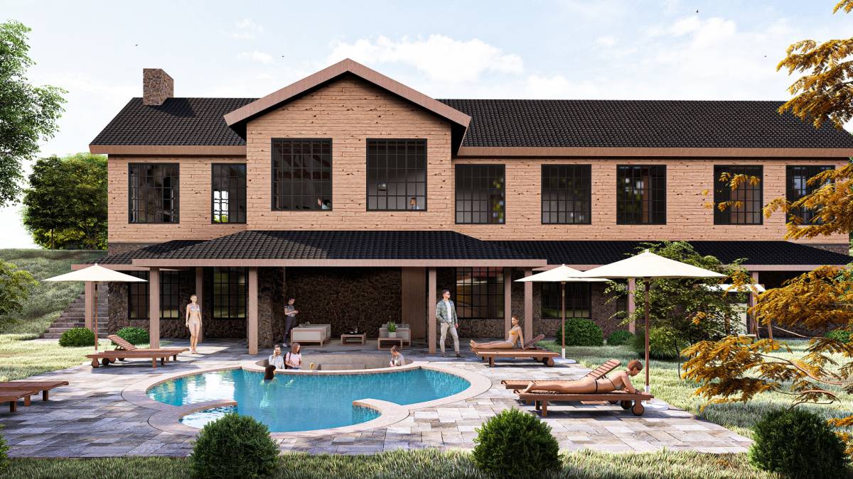 Design project for Timber Frame Home with Walk-Out Basement in United ...