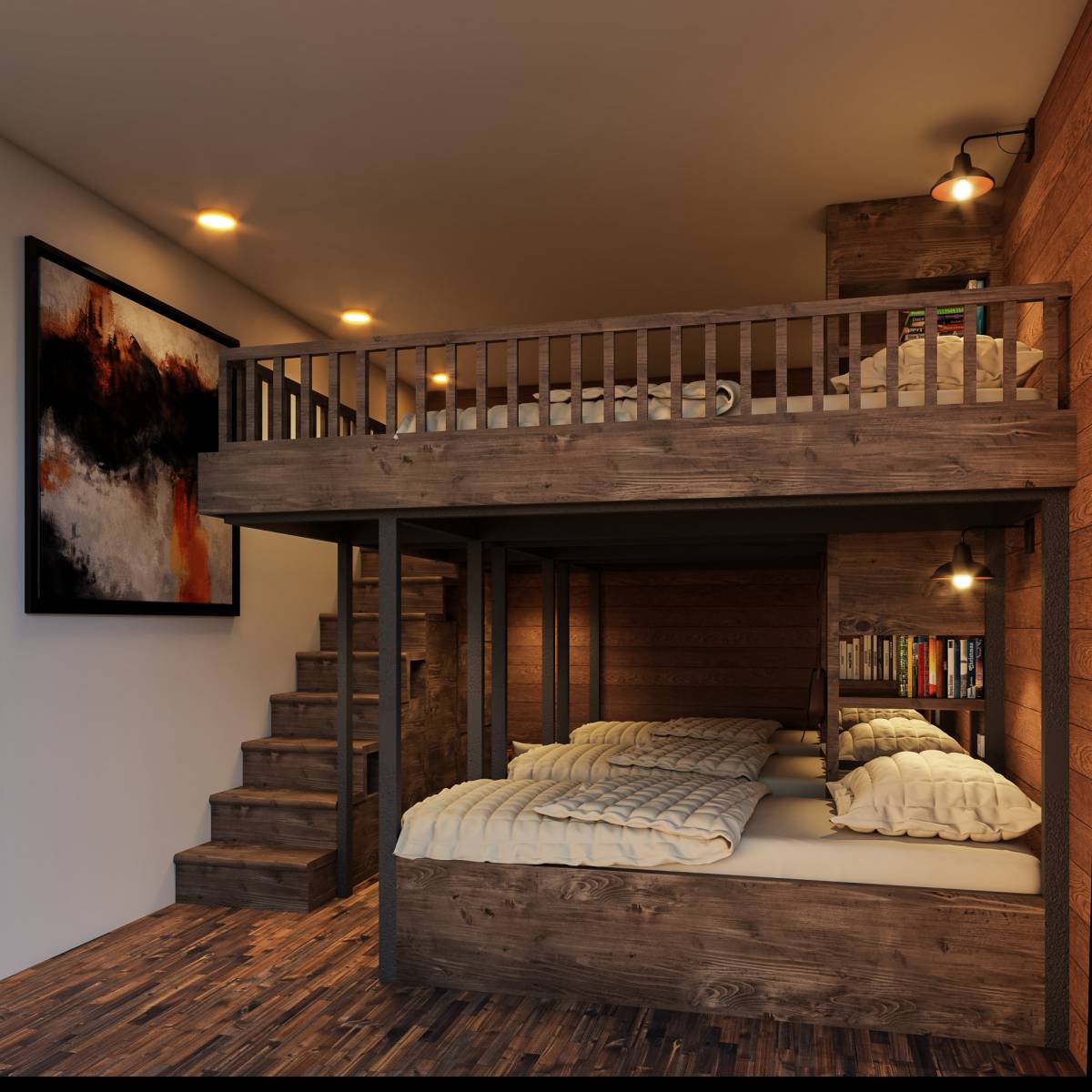 Design project for Lake House Bunk Room in United States | Arcbazar