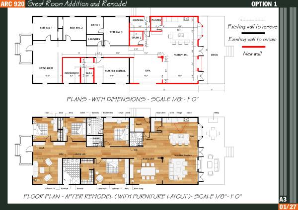 Design project for Great Room Addition and Remodel in United States ...