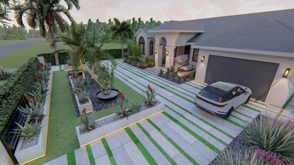 Design project for Front yard remodeling in United States | Arcbazar