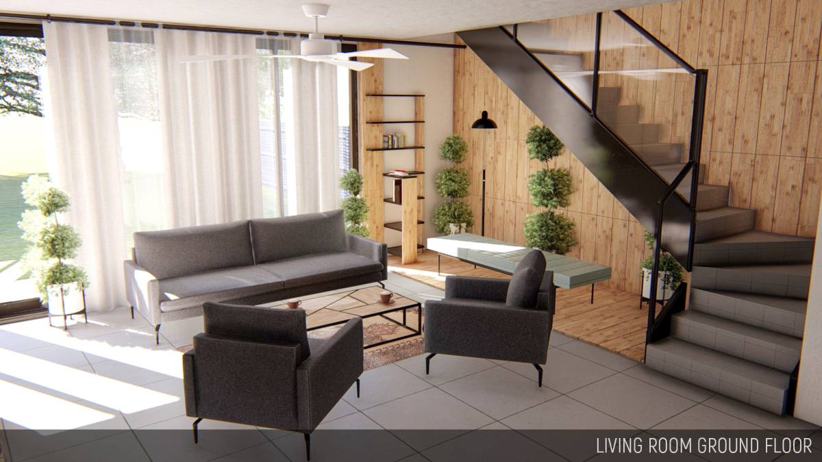 Design project for Modern interior for multi-generational house - A ...