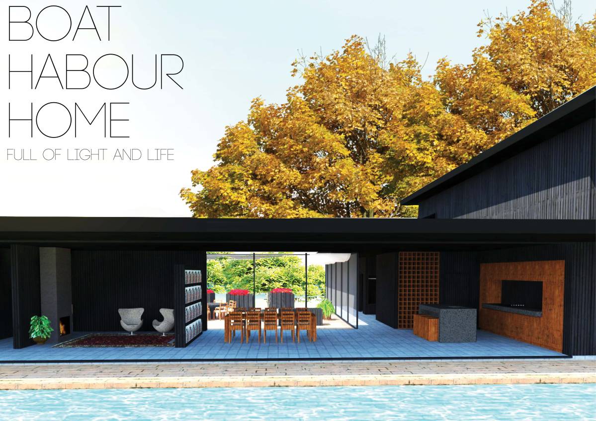 Design project for Boat Harbour Holiday Home in New Zealand Arcbazar